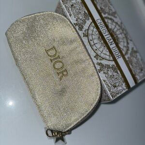 GWP Christian Dior Gold Cosmetic Pouch